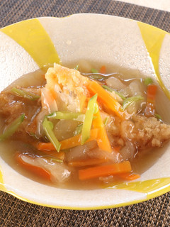 介護食 白身魚のフライ 野菜中華あんかけ-レシピのメイン写真