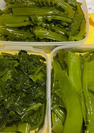 生めかぶ茎わかめ処理方法（身内専用）-レシピのメイン写真
