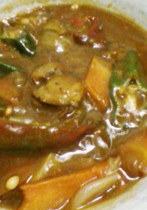 丼レンチン簡単！夏野菜カレー-レシピのメイン写真