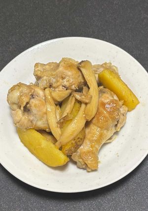 手羽元のガリバタ焼き-レシピのメイン写真