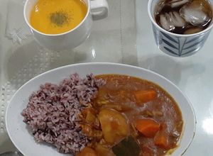 生トマトで作る無水ベジタブルカレー-レシピのメイン写真
