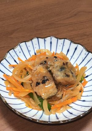 鯖缶で★酸味の優しいお手軽南蛮漬け-レシピのメイン写真