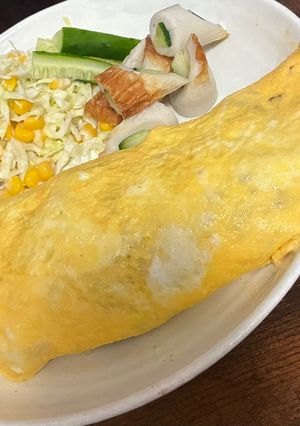 じゃがいもと玉ねぎとひき肉で✳︎オムレツ-レシピのメイン写真
