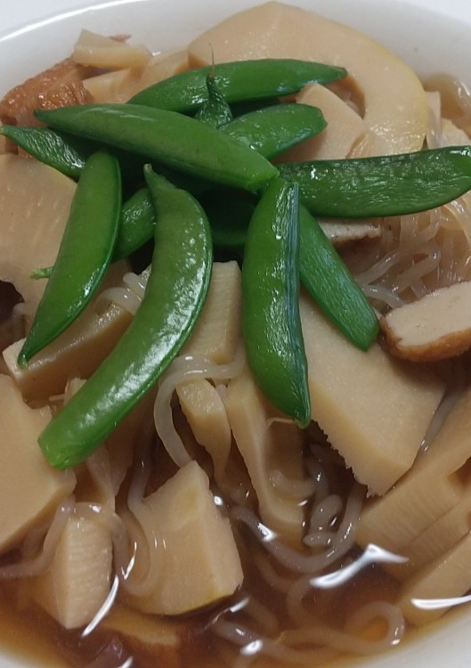 旬のたけのことさつま揚げの煮物-レシピのメイン写真