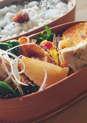 簡単レンジ☆豚キムチ風大根の煮物☆お弁当-レシピのメイン写真