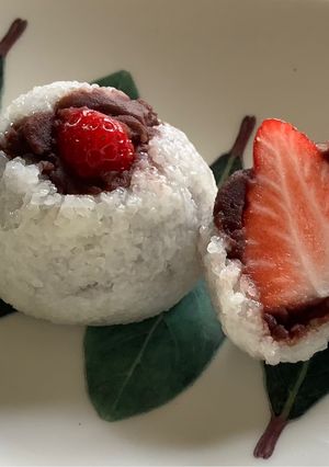 10分でときめく！1人分のいちご大福-レシピのメイン写真