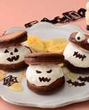 パルテノおばけのチョコバナナホットケーキ