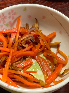 にんじんと椎茸炒め-レシピのメイン写真