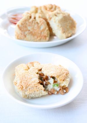 揚げ焼きで、おつまみ【納豆ごはん信田】-レシピのメイン写真
