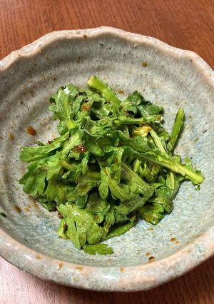 若採り春菊のおかか和え-レシピのメイン写真