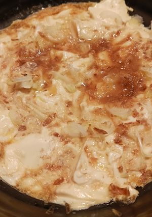 レンジで4~5分ー豆腐の卵とじ-レシピのメイン写真