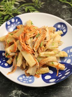 簡単!長いもとちくわの味噌マヨ炒め-レシピのメイン写真