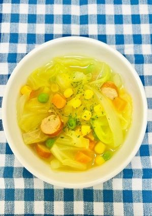 ミックス野菜のカレースープ-レシピのメイン写真