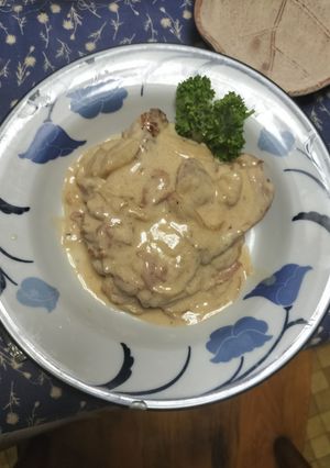 チキンソテーのサワークリーム煮-レシピのメイン写真