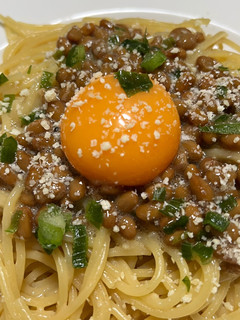 納豆パスタ-レシピのメイン写真