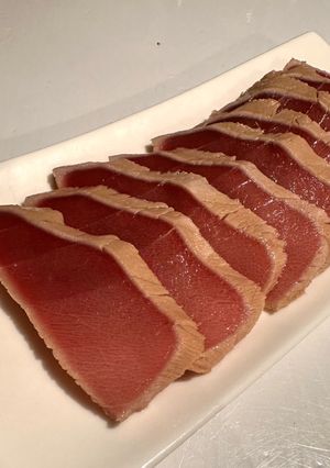 マグロを湯引き漬けで🐟-レシピのメイン写真