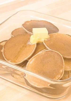もちもちキヌア入りプロテインパンケーキ-レシピのメイン写真
