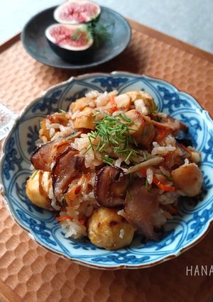栗ご飯🌰中華おこわ風-レシピのメイン写真