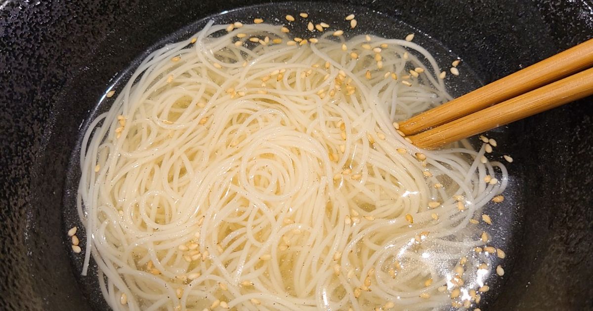 冷たいミスド風汁そば by Rururun 【クックパッド】 簡単おいしい