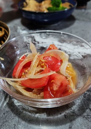 新玉ねぎとトマトのマリネ☆-レシピのメイン写真
