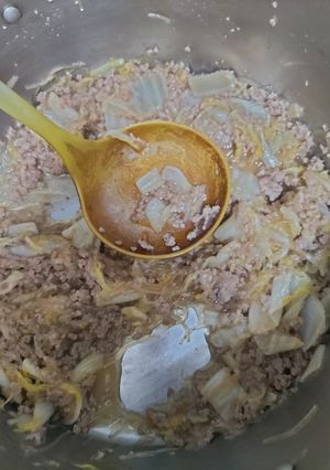 春雨白菜挽き肉自分用-レシピのメイン写真