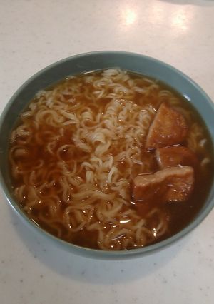 レンチンで！インスタントラーメンの作り方-レシピのメイン写真