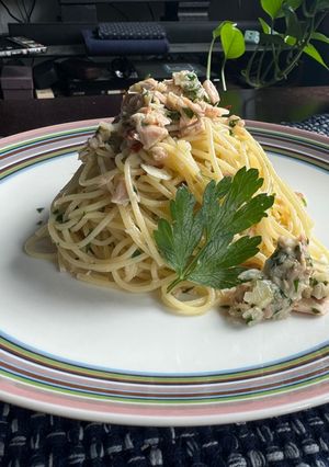 シンプルに！バジルとツナのお手軽パスタ-レシピのメイン写真
