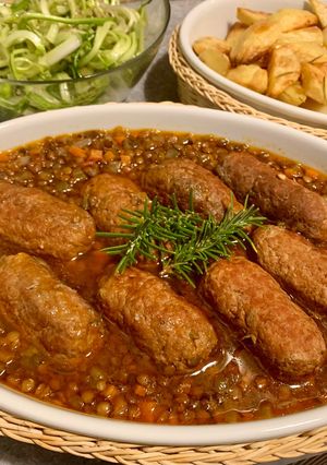 サルシッチャのレンズ豆トマト煮込み-レシピのメイン写真