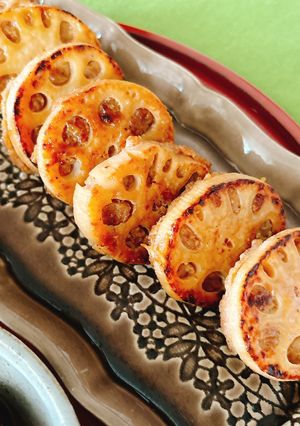 今が旬！レンコンの肉詰め・簡単調理-レシピのメイン写真