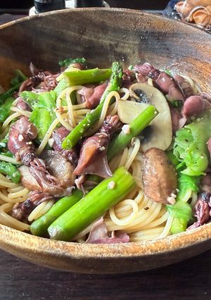 ホタルイカとアスパラのスパゲッティ-レシピのメイン写真