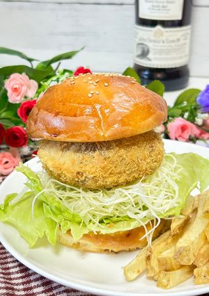 蓮根コロッケハンバーガー-レシピのメイン写真