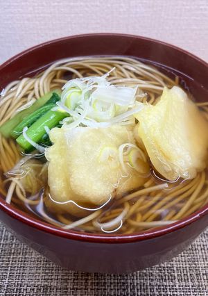 力蕎麦(餅の天ぷらのせ)-レシピのメイン写真