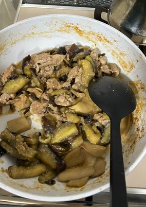 豚肉　茄子の甘味噌炒め-レシピのメイン写真