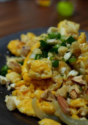 豆腐と卵のカオロア風炒め-ベトナム料理--レシピのメイン写真
