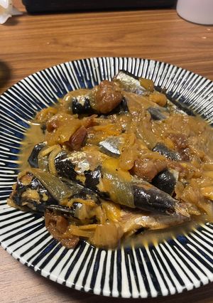 【圧力鍋】骨まで食べれる減塩いわしの梅煮-レシピのメイン写真