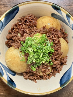 豚ひき肉と新じゃがの煮つけ-レシピのメイン写真