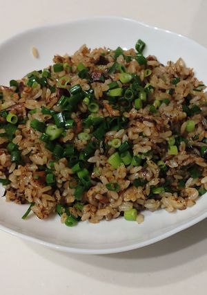 さんま蒲焼き、いわし蒲焼き缶詰のチャーハ-レシピのメイン写真