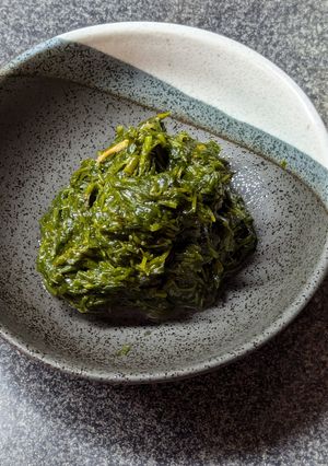 無限珍味♡あかもく（ギバサ）味噌醤油和え-レシピのメイン写真