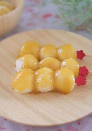 とうもろこし餡のみたらし団子-レシピのメイン写真