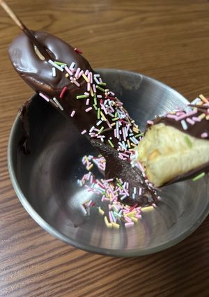 お家で作るチョコバナナ🍫🍌-レシピのメイン写真