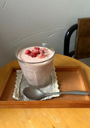いちごバナナのフローズンヨーグルト-レシピのメイン写真