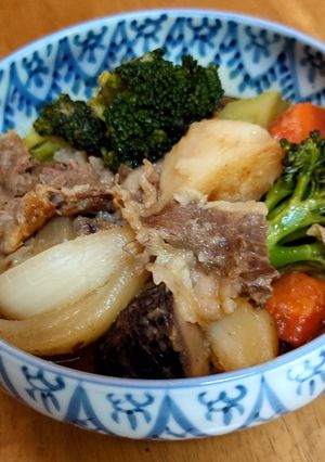牛バラと野菜のオイスターソース炒め-レシピのメイン写真