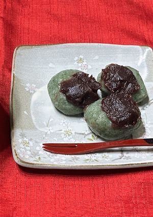 よもぎのあんころ餅-レシピのメイン写真