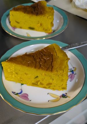 かぼちゃクリームチーズケーキ-レシピのメイン写真
