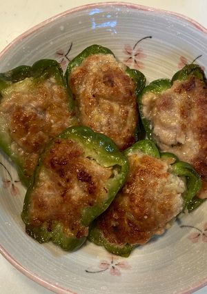 ピーマンの肉詰め-レシピのメイン写真