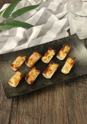 ちくわのネギ味噌ボート-レシピのメイン写真
