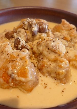 シュクメルリ風チキンガーリッククリーム煮-レシピのメイン写真