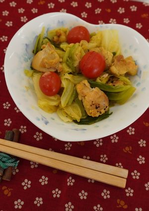 鶏肉とキャベツのカレー煮-レシピのメイン写真