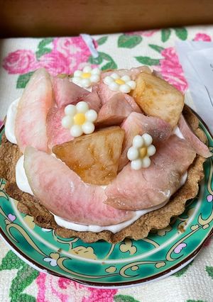 ストレスなく食べれる桃タルト-レシピのメイン写真
