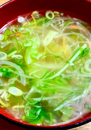 簡単！1人前ヘルシー野菜スープ★-レシピのメイン写真